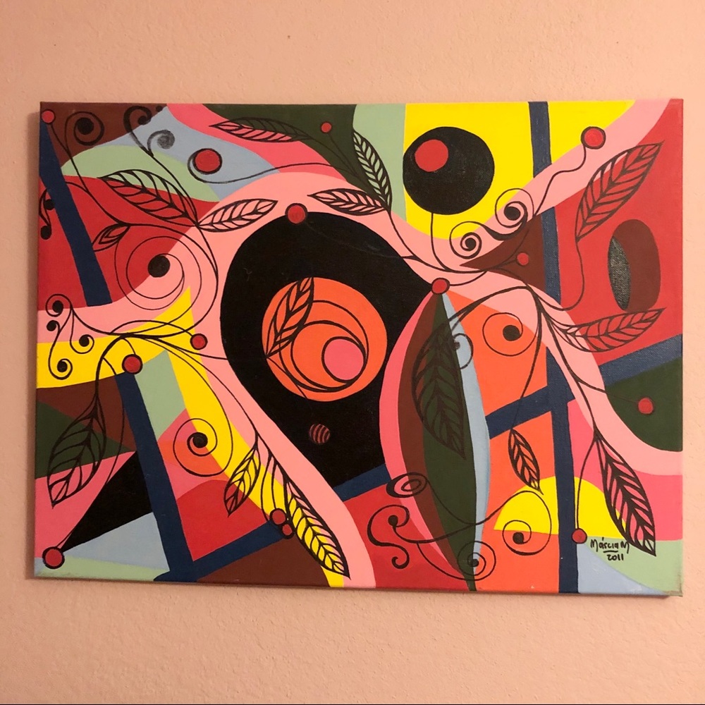 Original Acrylic over canvas museum wrap 18”x24”